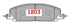 Pastillas de Freno Cerámicas Delanteras GTX P1803 Pastilla Freno Ford (2025) - imagen 2