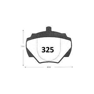 Pastillas de Freno Traseras GTX CLASSIC P0325 Land Rover - imagen 2
