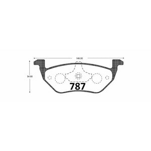 Pastillas de Freno GTX CLASSIC P0787 Ford Escape Ii (2006–2010) - imagen 3