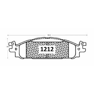 Pastillas de Freno Delanteras GTX CLASSIC P1212 Ford Explorer Xlt (2011–2013) - imagen 3