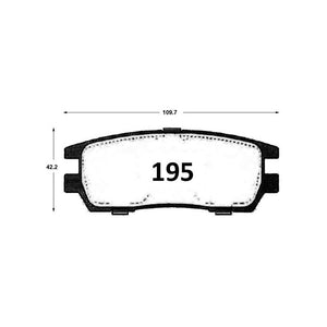Pastillas de Freno ITAL BRAKES PM P0195 Great Wall Haval (2008–2019) - imagen 3