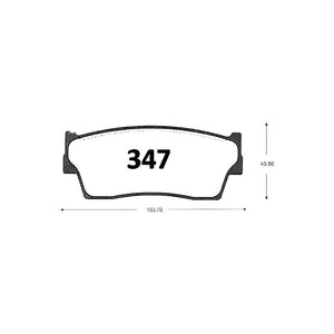 Pastillas de Freno GTX CLASSIC P0347 Suzuki Vitara (1992–1996) - imagen 3