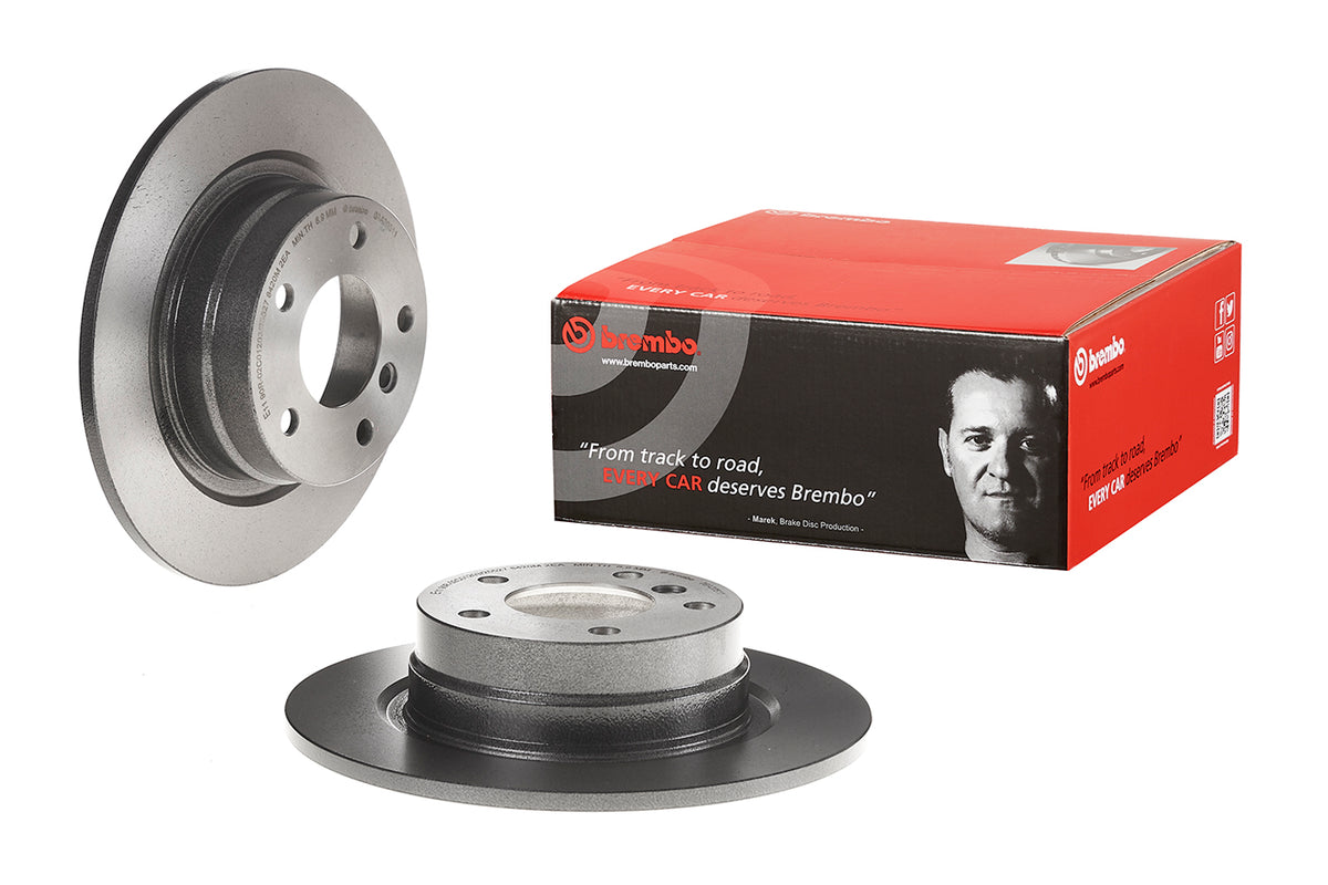 Disco de Freno Trasero BREMBO D1134 Bmw 118i 06/08 / 120i 07/11 / 320i 07/11 . - imagen 3