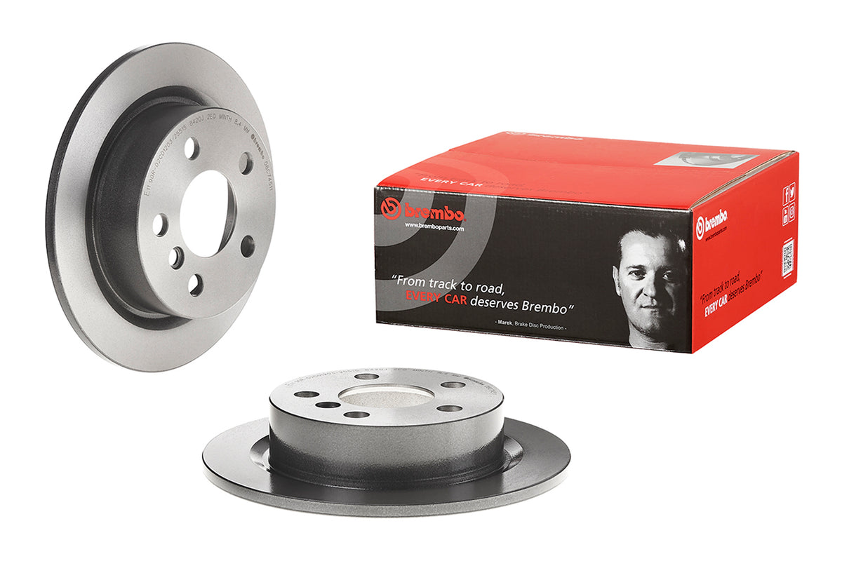Disco de Freno Trasero BREMBO D1136 Mini (F55) Cooper 1313 . - imagen 2