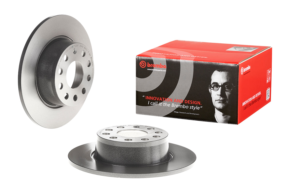 Disco de Freno Trasero BREMBO D1139 Audi Q2 1.4 16/20 /Skoda Octavia 20 . - imagen 2