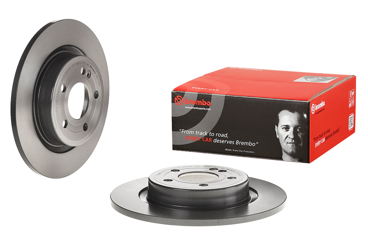 Disco de Freno Trasero BREMBO D1180 M.benz A250 18 . - imagen 2