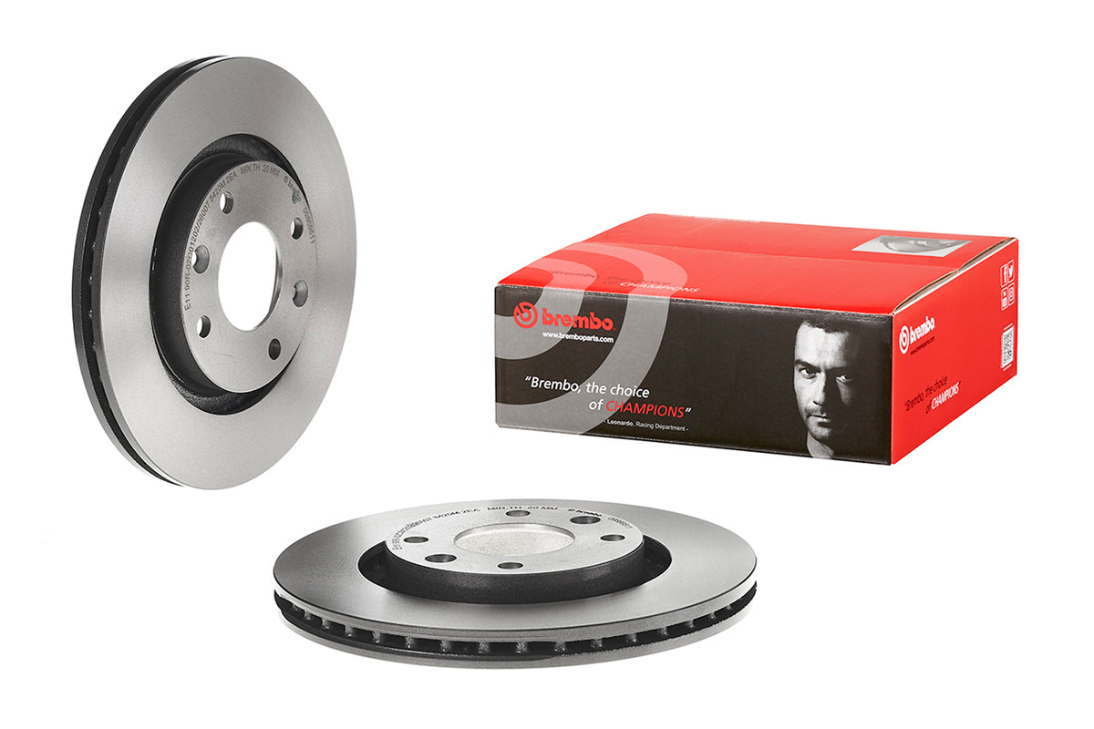 Disco de Freno Delantero BREMBO D026 Peugeot Partner/206/307/Cit.berlingo/C2/C3 Torre . - imagen 2