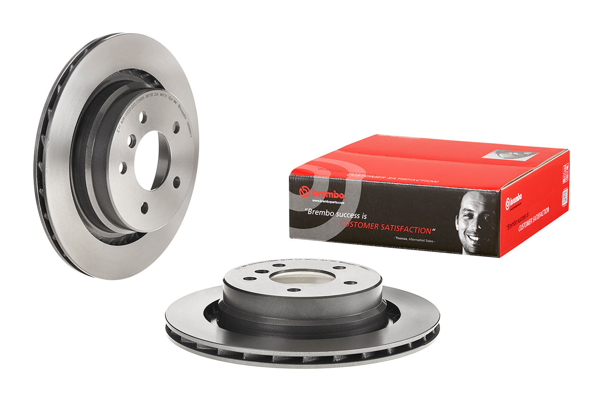 Disco de Freno BREMBO D1411 Bmw Serie 3 E36 90-98/ Z3 E36 97-03 Tra. Izq. - imagen 2