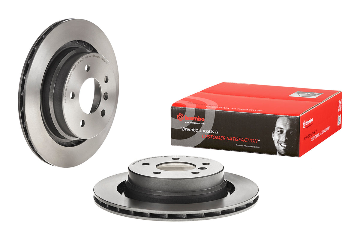 Disco de Freno BREMBO D1412 Bmw Serie 3 E36 90-98/ Z3 E36 97-03 Tra. Der. - imagen 2