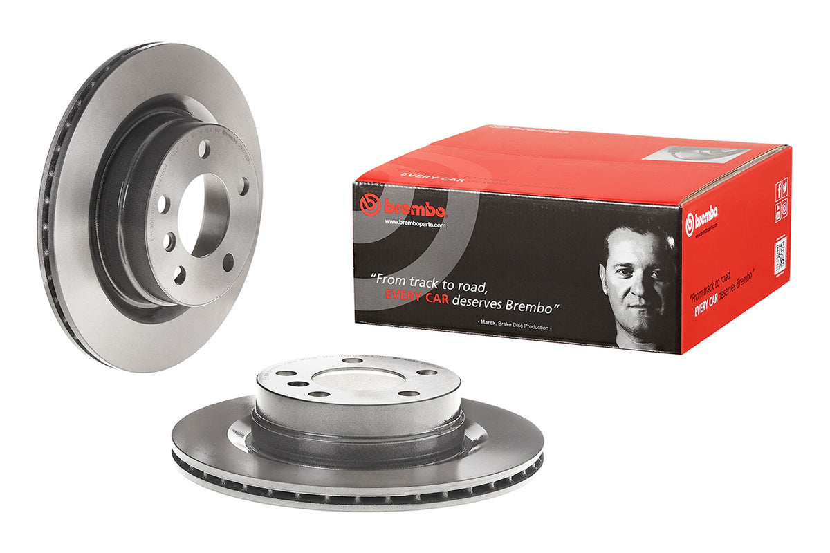 Disco de Freno BREMBO D1393 Bmw S 1(120i 125i 12-19)/ S 2(220i - 230i 14-21)/ S 3 (316 - 320 11-18) Tra. - imagen 2