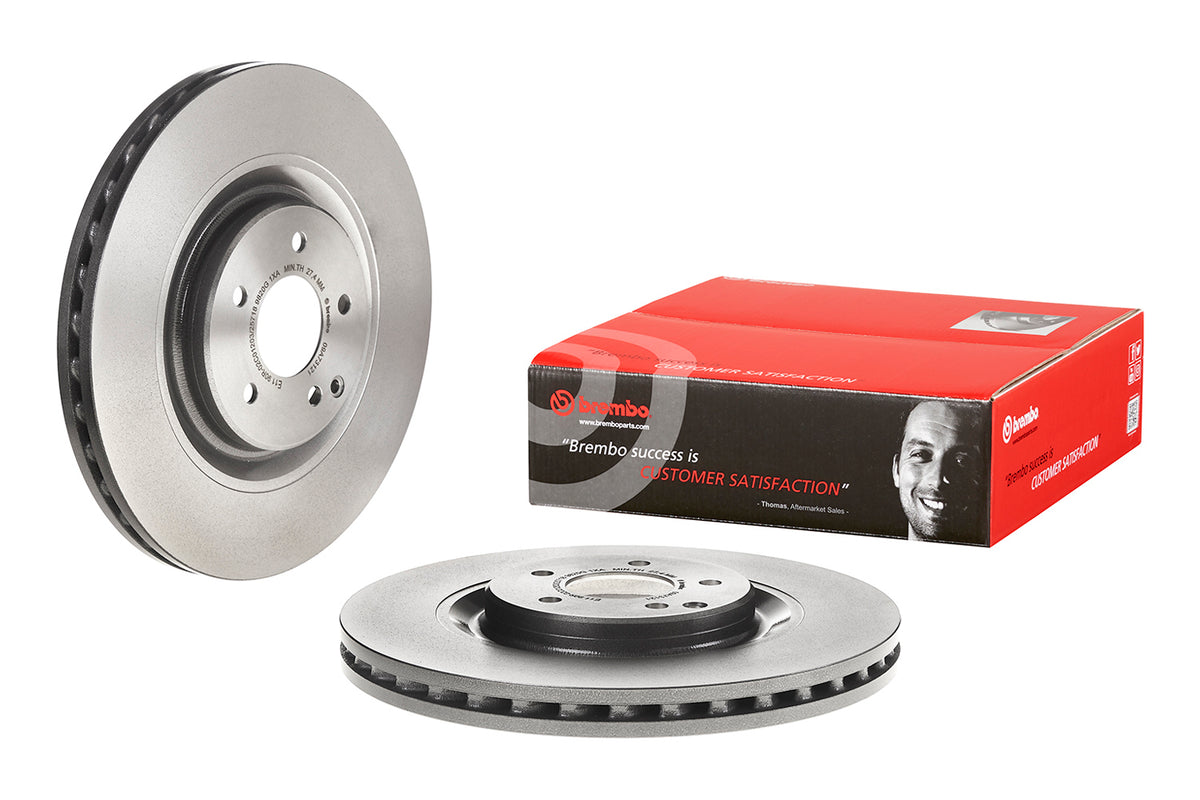 Disco de Freno Delantero BREMBO D1380 M.benz Clk500 06-09 . - imagen 3