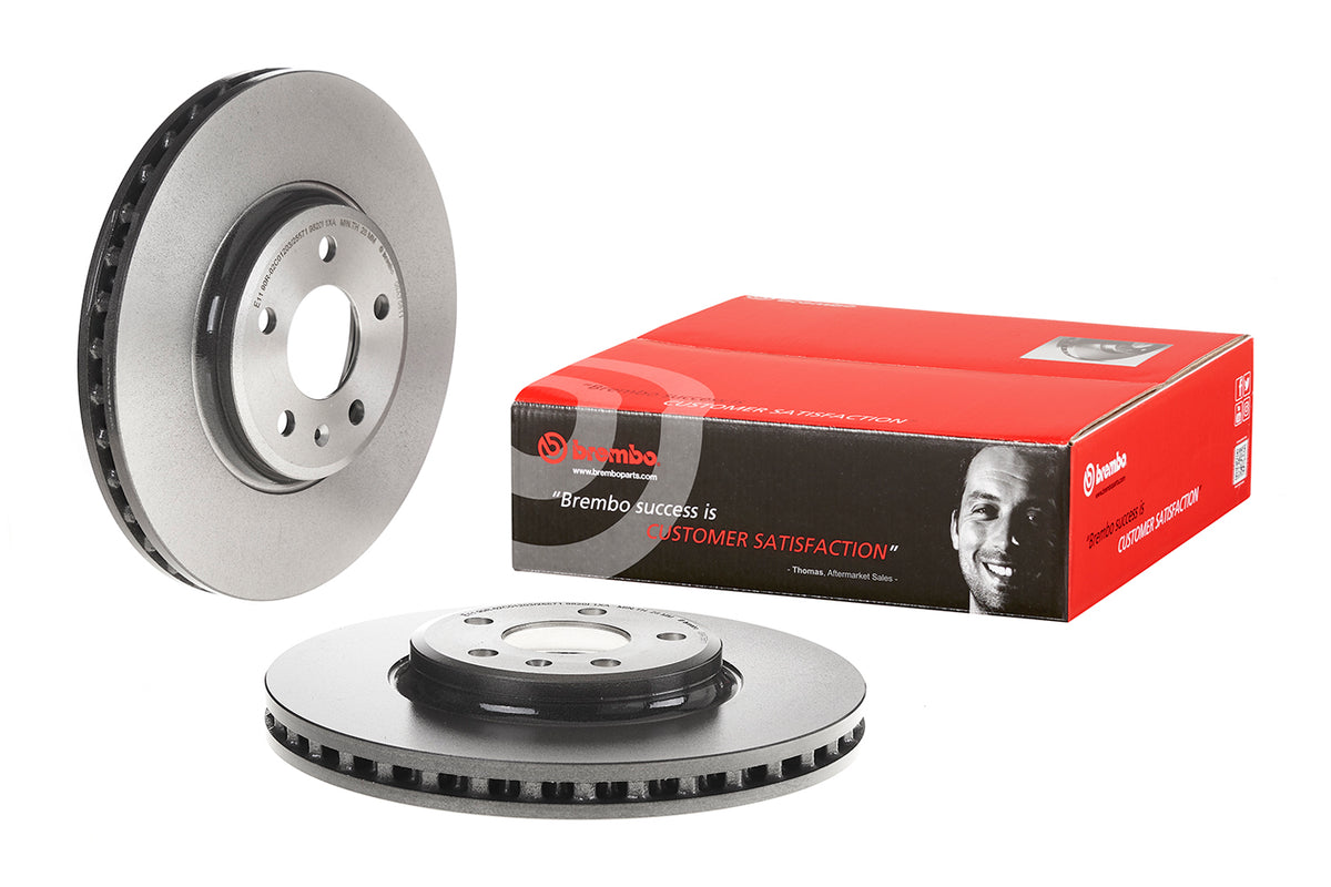 Disco de Freno Delantero BREMBO D1423 Audi A4 (B8) 2.0 3.0 09-16 / A5 2.0 06-17 3.0 07-12/ Q5 2.0 3.0 08-17 . - imagen 2