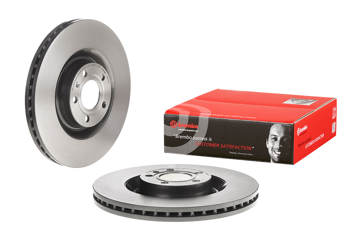 Disco de Freno Delantero BREMBO D1366 Audi A4 B6 00-05/ A4 B7 04-08 . - imagen 2