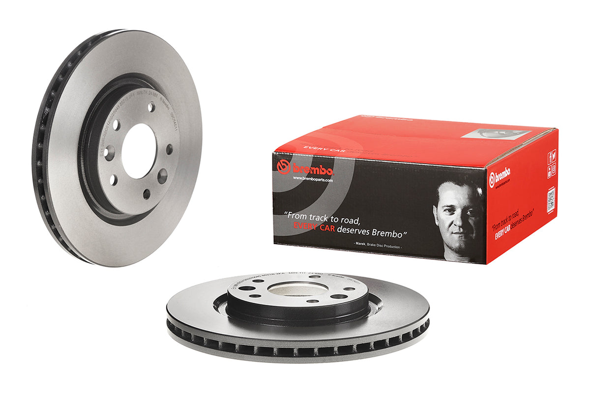 Disco de Freno Delantero BREMBO D993 Nissan Qashqai 1.6dci 13 /Xtrail 2.0 14 . - imagen 2