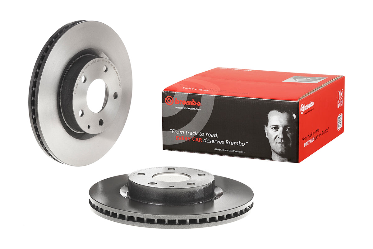 Disco de Freno Delantero BREMBO D1072 Mazda Cx3 2.0 16/Mazda 3 14 . - imagen 2