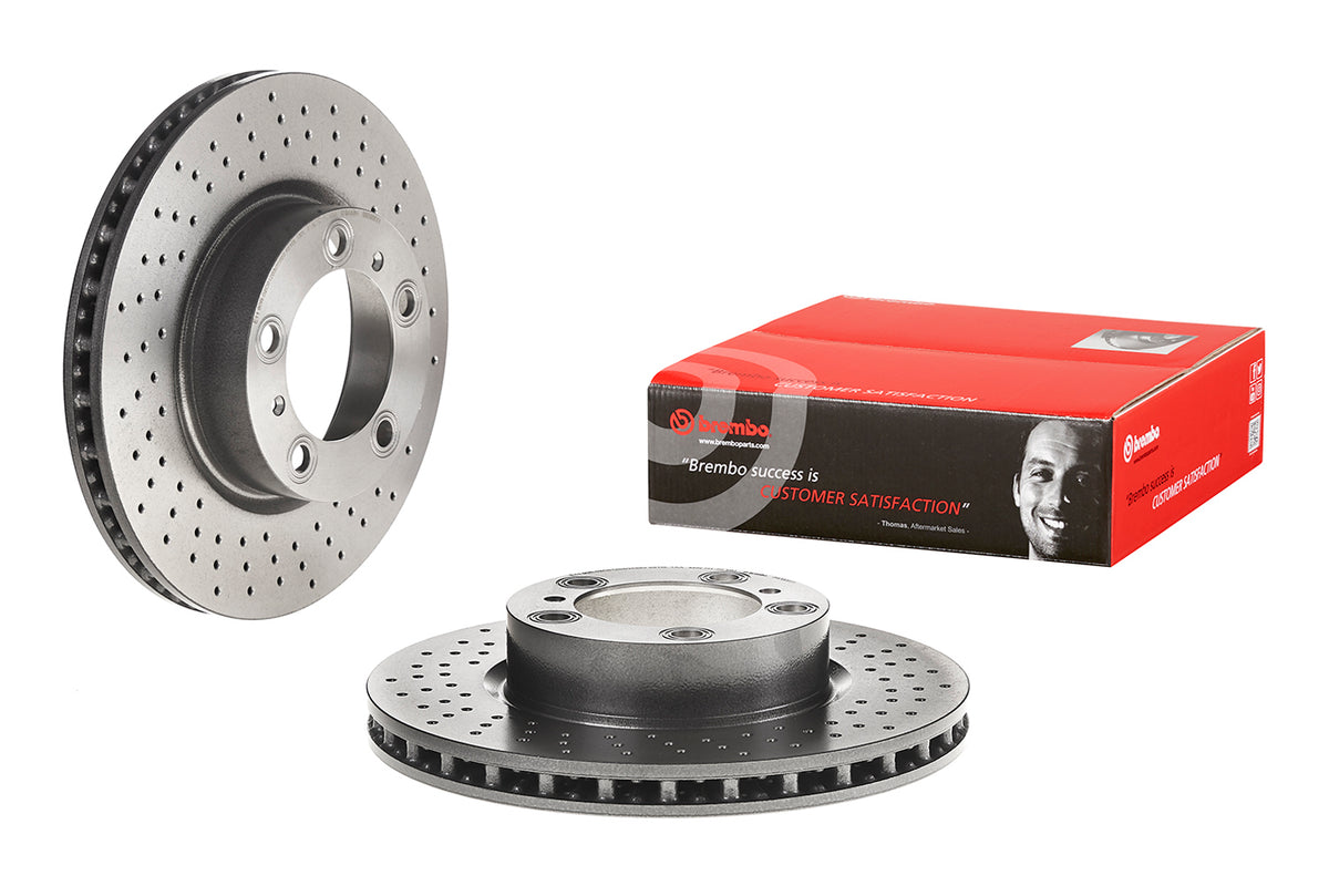 Disco de Freno Delantero BREMBO D1386 Porsche Boxster (981) 12 / Cayman (981) 13 .. - imagen 2