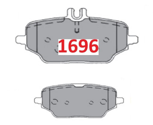 Pastillas de Freno Delanteras GTX CLASSIC P1688 Kia Grand Carnival 21 - imagen 2