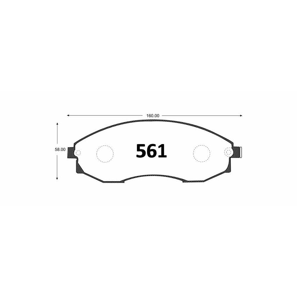 Pastillas de Freno GTX CLASSIC P0561 Mercedes Benz Mb (1998–2000) - imagen 3