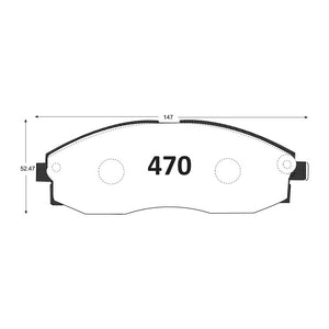 Pastillas de Freno GTX CLASSIC P0470 Hyundai Starex 2.6 (1997–2000) - imagen 2