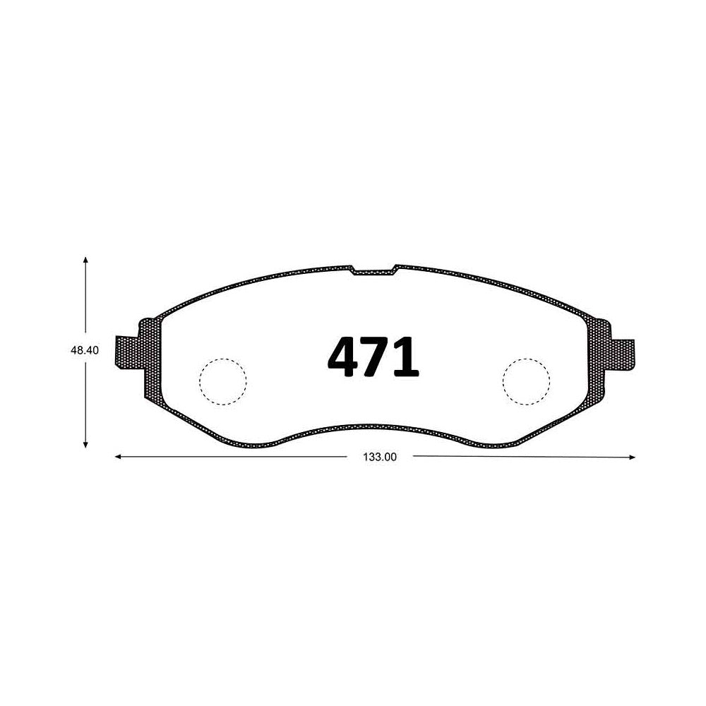Pastillas de Freno Delanteras ITAL BRAKES PM P0471 Chevrolet Aveo Iii (2008–2017) - imagen 3
