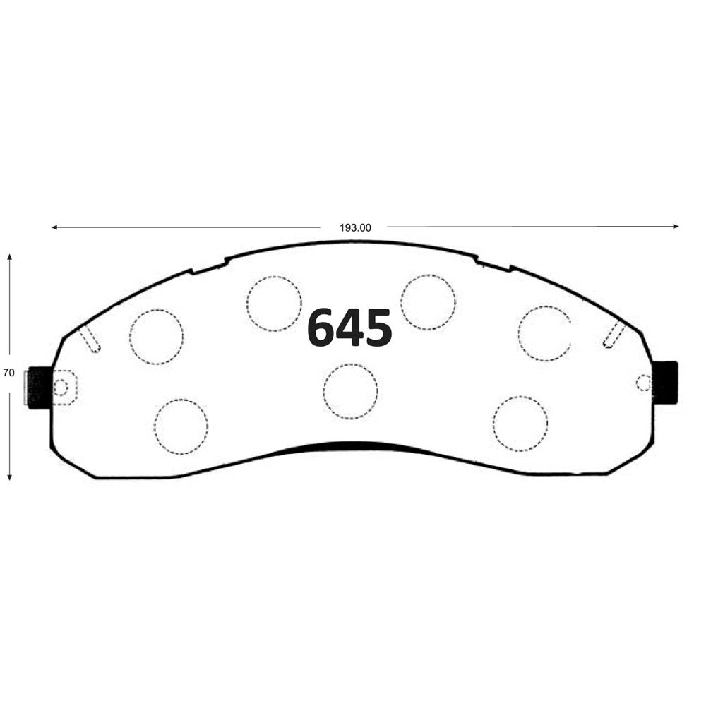Pastillas de Freno GTX CLASSIC P0645 Hyundai Hd 35 (2020–2022) - imagen 3