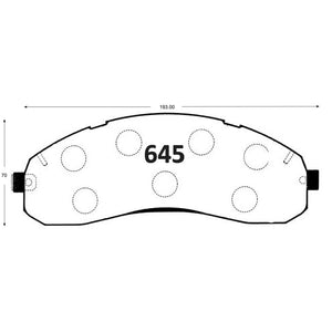 Pastillas de Freno GTX CLASSIC P0645 Hyundai Hd 35 (2020–2022) - imagen 3