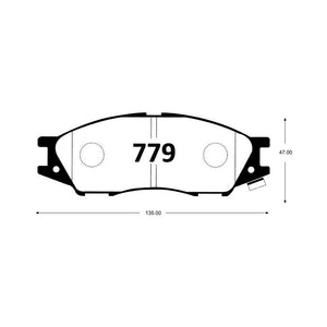 Pastillas de Freno ITAL BRAKES PM P0779 Nissan March Sport (2020–2021) - imagen 3