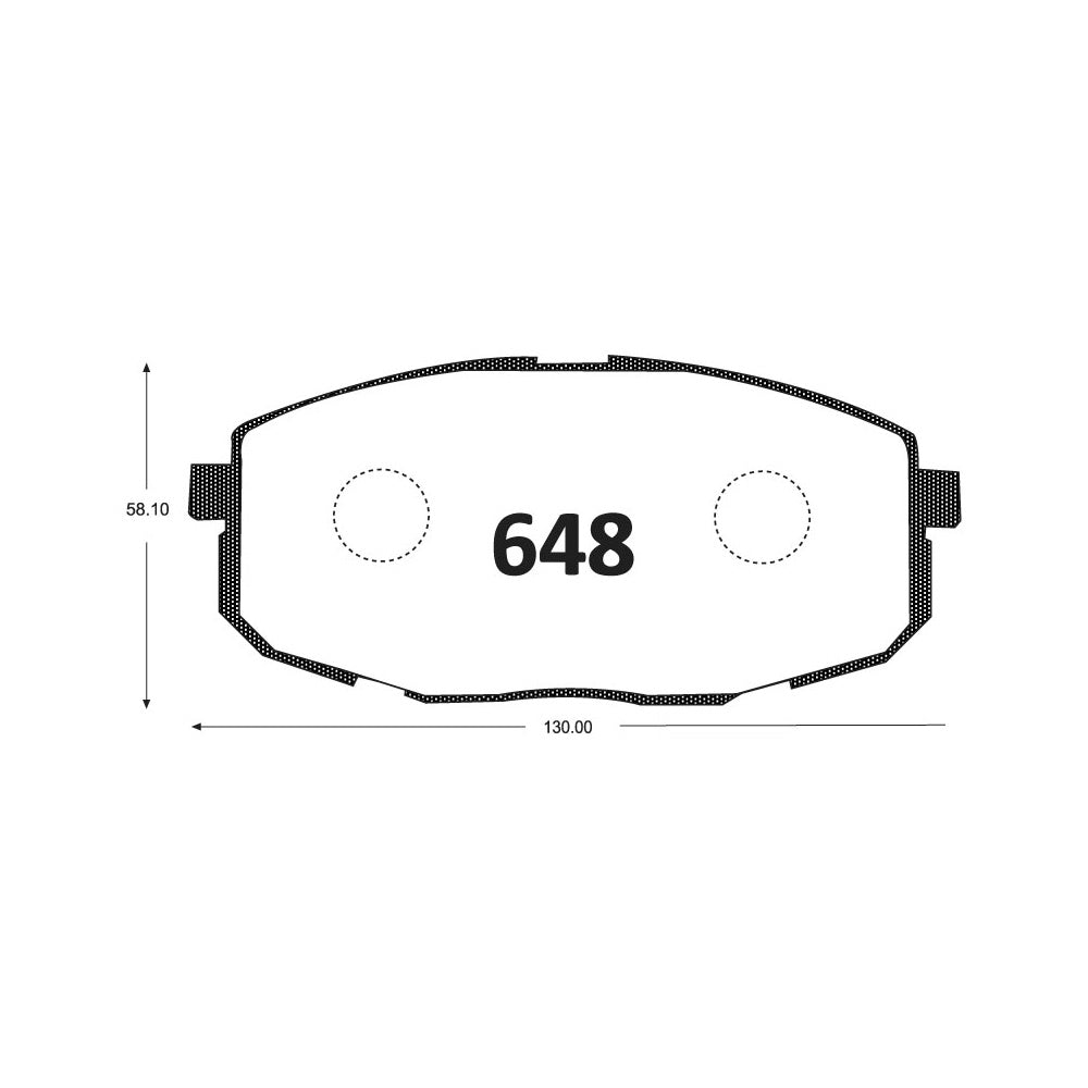 Pastillas de Freno GTX CLASSIC P0648 Kia Cerato Ex (2010–2022) - imagen 3