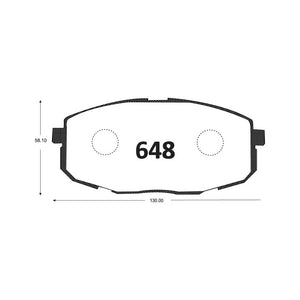 Pastillas de Freno GTX CLASSIC P0648 Kia Cerato Ex (2010–2022) - imagen 3
