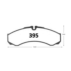 Pastillas de Freno Delanteras GTX CLASSIC P0395 Fiat Iveco Dayly Del 97 - imagen 2