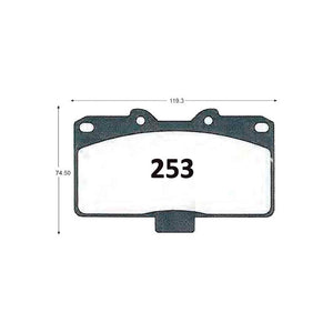 Pastillas de Freno GTX CLASSIC P0253 Mitsubishi 3000 90-97 - imagen 2