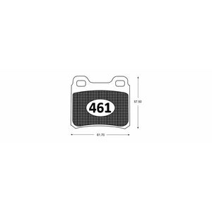 Pastillas de Freno GTX CLASSIC P0461 Mercedes Benz C (1994–1997) - imagen 2