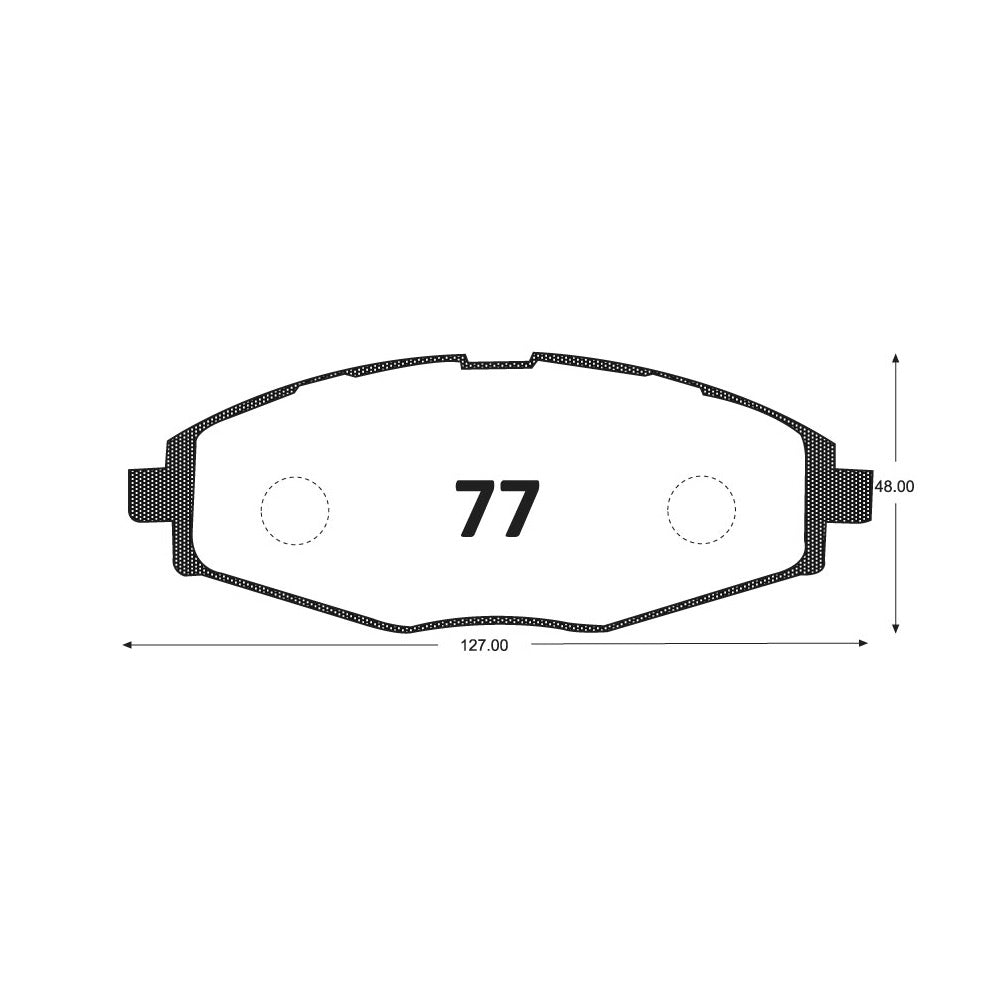 Pastillas de Freno Delanteras GTX CLASSIC P0077 Chevrolet Spark Lite (2005–2018) - imagen 3