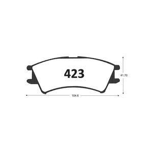 Pastillas de Freno Delanteras ITAL BRAKES PM P0423 Hyundai Atos Gl (1999–2001) - imagen 3