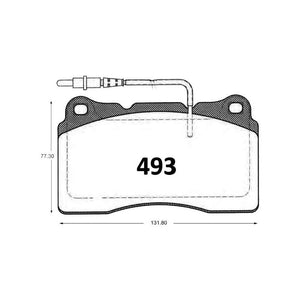 Pastillas de Freno GTX CLASSIC P0493 Subaru Wrx 2.5 (2011) - imagen 3