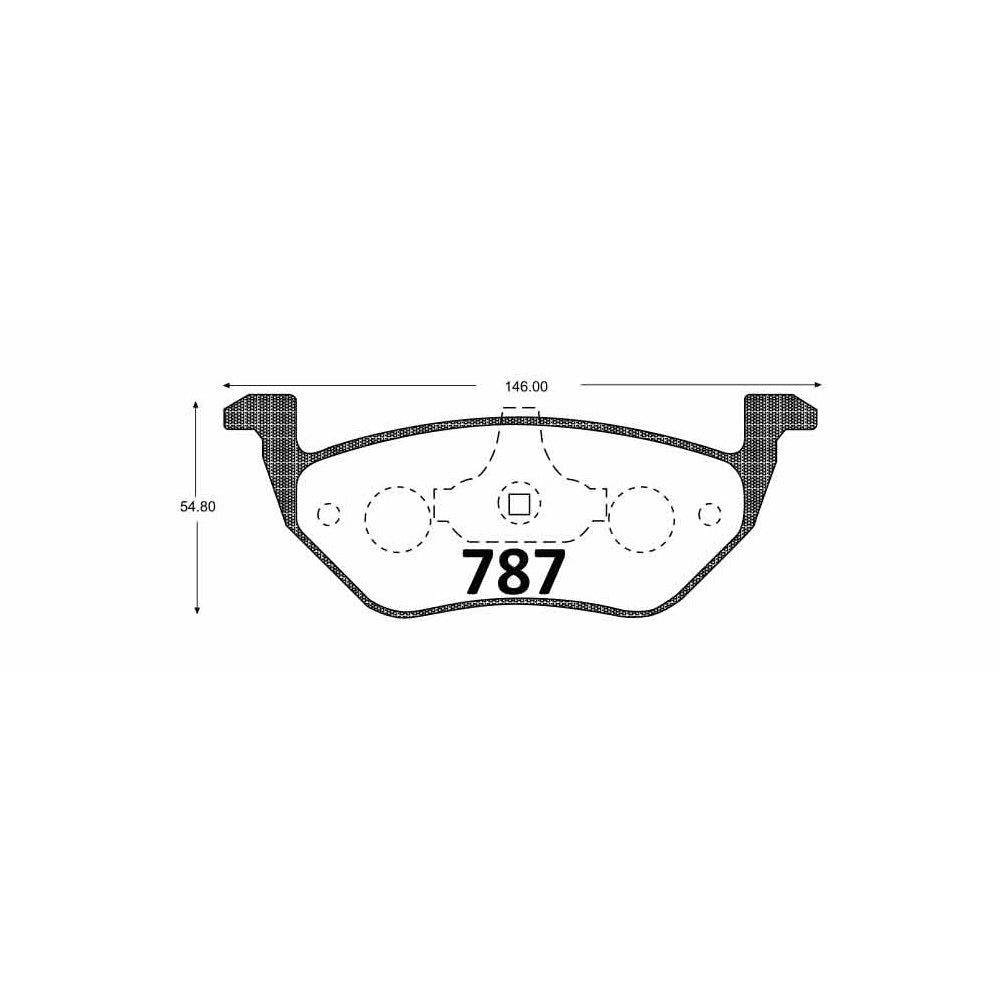 Pastillas de Freno GTX CLASSIC P0787 Ford Escape Ii (2006–2010) - imagen 3