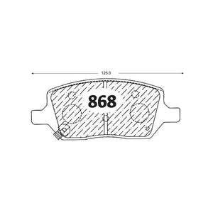 Pastillas de Freno ITAL BRAKES PM P0868 Chevrolet Uplander T 05 - imagen 3