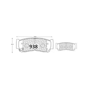 Pastillas de Freno ITAL BRAKES PM P0938 Maxus T60 Dcab (2020–2022) - imagen 3