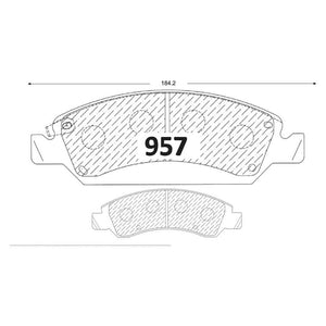 Pastillas de Freno Delanteras GTX CLASSIC P0957 Chevrolet Suburban Lt (2020–2021) - imagen 3