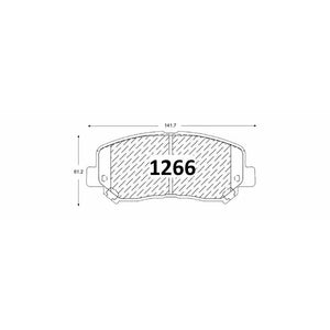 Pastillas de Freno Delanteras GTX CLASSIC P1266 Jeep Cherokee Ltd (2020–2021) - imagen 3