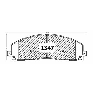 Pastillas de Freno Delanteras GTX CLASSIC P1347 Ford F250 4x4 (2022) - imagen 2