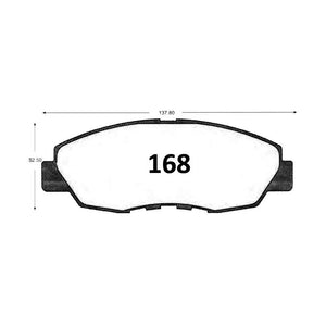 Pastillas de Freno GTX CLASSIC P0168 Subaru Impreza 1.8i (2000–2002) - imagen 3