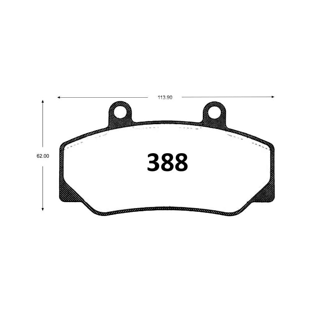 Pastillas de Freno ITAL BRAKES PM P0388 Volvo 740-780 88-91 - imagen 3
