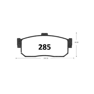 Pastillas de Freno Traseras GTX CLASSIC P0285 Nissan Sentra Ii (1999–2001) - imagen 3