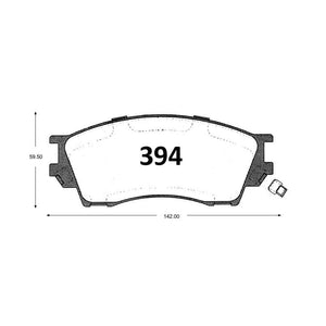 Pastillas de Freno GTX CLASSIC P0394 Mazda B 2500 (1997–1998) - imagen 3