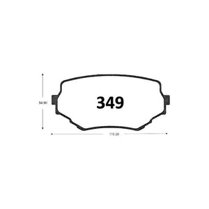 Pastillas de Freno ITAL BRAKES PM P0349 Suzuki Grand Vitara (1998–2005) - imagen 3