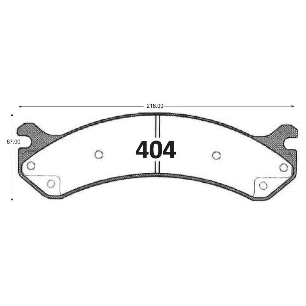 Pastillas de Freno Delanteras GTX CLASSIC P0404 Chevrolet Silverado-1500-2500-3500 00-07 - imagen 3