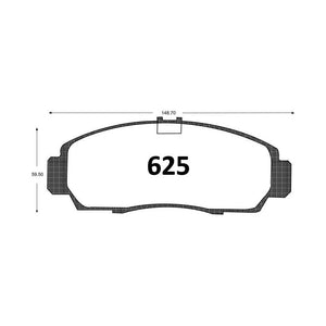 Pastillas de Freno GTX CLASSIC P0625 Honda Accord 3.0 (2004–2007) - imagen 3