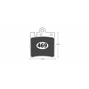 Pastillas de Freno GTX CLASSIC P0469 Mercedes Benz E (1996–2004) - imagen 2