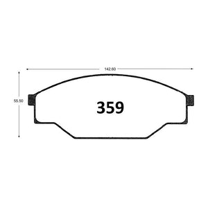 Pastillas de Freno GTX CLASSIC P0359 Toyota Hi Lux (1988–2005) - imagen 3
